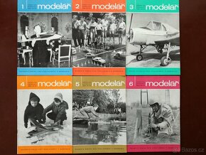 Časopis Modelář ročníky 1963, 1964, 1965, 1966, 1967 - 5