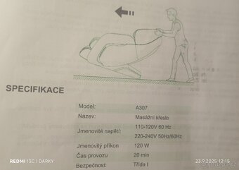 Masážní křeslo Insportline IN23662 - 5