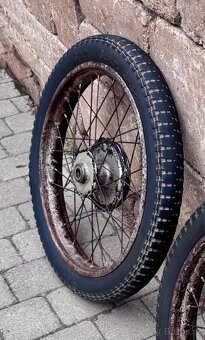 ČZ 175 250 předválečná - přední kolo - 5