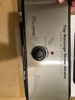 Hot Stone masáž – kompletní sada 64 ks + ohřívač 18 l (nepou - 5