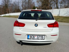 BMW 118d 110kw, r.v. 2018, VÝBORNÝ STAV, ODPOČET DPH - 5