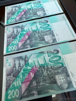 200 Sk BIMILENIUM 2000, stříbrný přetisk, UNC - POSTUPKA - 5