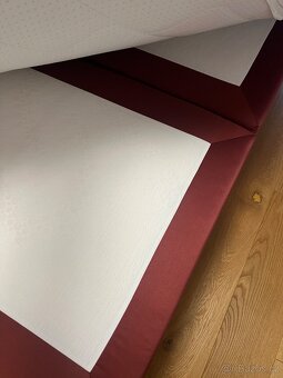Luxusní boxspringová postel s vysokým čelem včetně matrace - 5