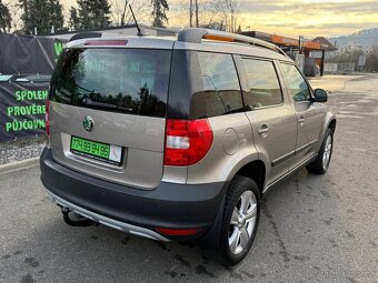 ►► ŠKODA YETI 2,0 TDI 4x4 -103 kW, PARK. SENZORY, NAVI ◄◄ - 5