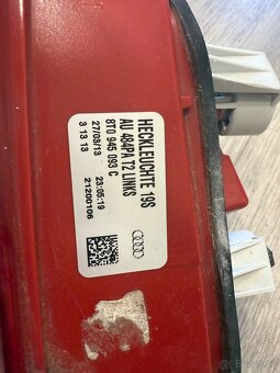 Levé zadní světla Audi A5 8T0 945 093 C 2013 - 5