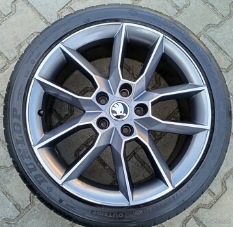 Disky originální Škoda Octavia II, III, RS 5x112 R18 Gemini - 5