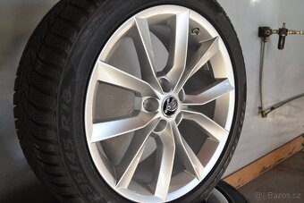 5x112 R18 Zimní sada Originál Škoda Superb 3 + 235/45 R18 - 5