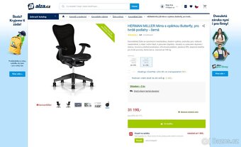 Kancelářská židle Herman Miller Mirra 2 Butterfly NOVÁ,ZÁRU - 5