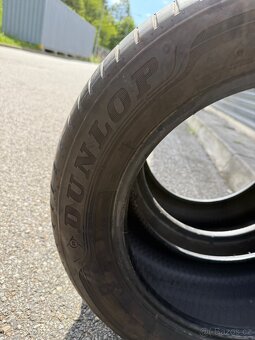 LETNÍ PNEU 225/55 R16 DUNLOP 6-7mm, cena za 2ks - 5