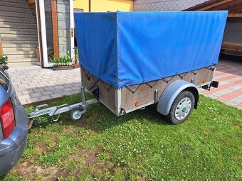 Přívěsný vozík s plachtou, za osobní automobil - 5