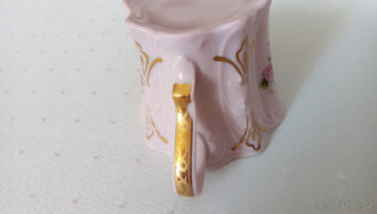 Růžový porcelán - mocca šálek - 100 ml - 5