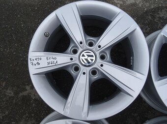 Alu disky na Transporter T5, 16", 5x120, ET 40, šířka 7J - 5