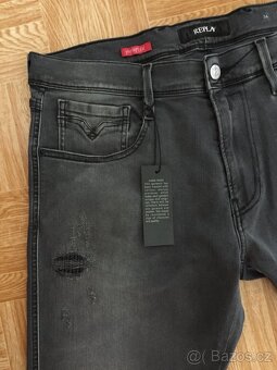 panske dziny, rifle REPLAY Hyperflex velkost W34 L30 - 5