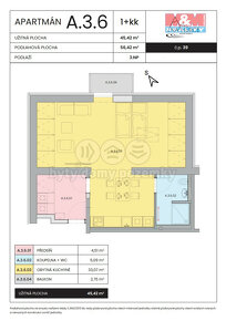 Prodej bytu 1+kk, 45 m2, Hůrka, obec Horní Planá - 5