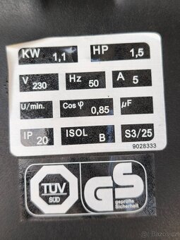 Prodám NEPOUŽITÝ Bezolejový kompresor NUAIR -50 LITRŮ. - 5