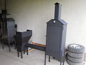 Topeniště k udírně + grilovací nástavba - 5
