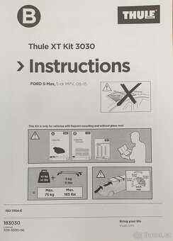 Kit Thule 3030 + patky 753 S-MAX 06-15 - 5