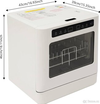 Stolní myčka nádobí, QLK-T08 800W - 5