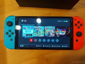 Nintendo Switch OLED v záruce + hry + účet - 5