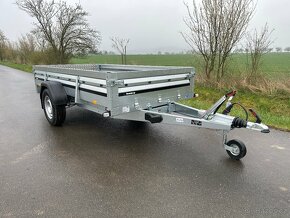 Přívěsný vozík, sklopný s nájezdem, 1300 kg - 5