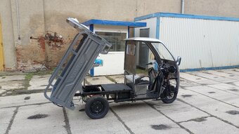 Elektrická pracovní tříkolka s KABINOU NOVÁ - záruka - 5