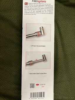2 nerez hrazdy Taska 3 Rod Adjustable Snag Bars 9” a 10” - 5