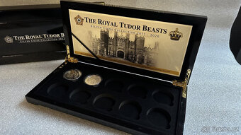 Lakovaná etue pro stříbrné mince Tudor Beasts 10x2oz - 5