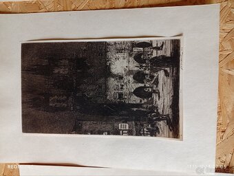 Litografie-praha motiv - 5