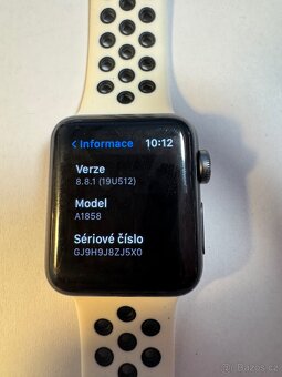 Apple Watch 3 38mm kondice baterie 94% s kabelem Cena 1499k - 5