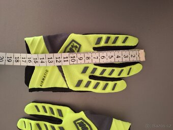 Dětské motokrosové rukavice 100% airmatic vel Youth M - 5