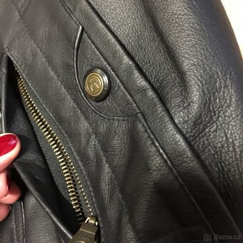 Retro bunda a vesta kožená nenošená luxusní Top stav - 5