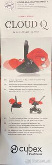 Autosedačka Cybex Platinum Cloud Q 0-13 kg - 5