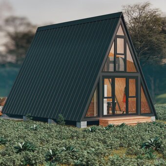 A - FRAME dům z ocelové konstrukce - 5