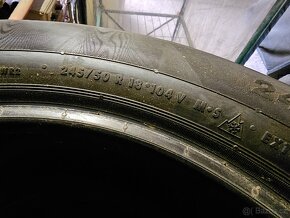 18" sada zimní pneu 245/50/18 všechny min 6mm vzorek - 5