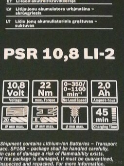 aku šroubovák BOSCH - 5