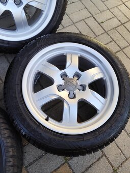 ALU 5x112 r17 AUDI + PNEU - PĚKNÁ SADA - 5