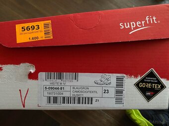 Zimní botičky Superfit Goretex,green vel.23 - 5
