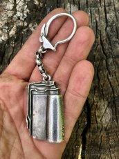 Stribro umělecky privesek klíčenka - 5