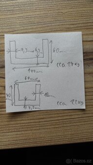 Ocelové profily U - 5