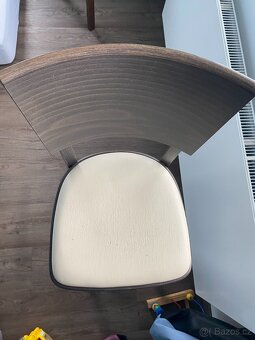 Dřevěné barové židle TON - 5