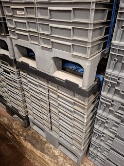 Přepravka 40 x 30 x 8 cm - šedá - 5