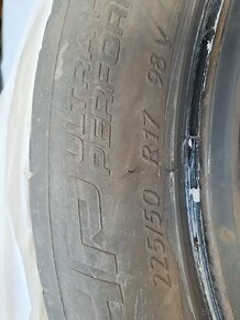 Plechové disky s letními pneu 225/50 R17 98V Peugeot 3008 - 5