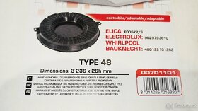 Uhlíkový filtr digestoře Whirlpool, Electrolux - 5
