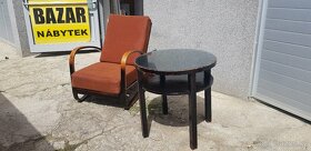 PRODÀM DVĚ KŘESLA TONET A DVA STOLKY RETRO STYLU - 5