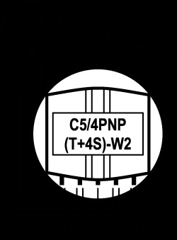 Sat + Tv slučovač EMP C5/4PNP(T+4S)-W2 (P.107W Quad) - 5