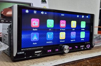 1DIN autorádio s bezdrátovým Apple Carplay a Android Auto - 5