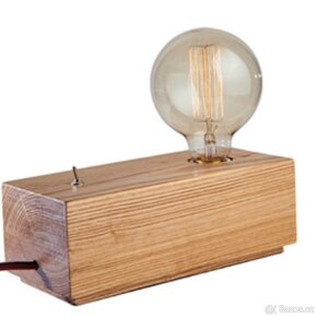 Claro dubové stolní designové svítidlo lampa PC 3 tis - 5