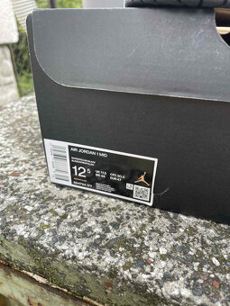 Jordan 1 Mid White Pollen Black - 5