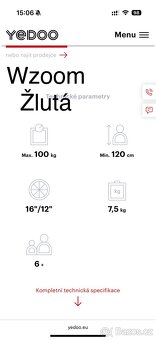 Dětská kolobežka Yedoo Wzoom - žlutá - 5