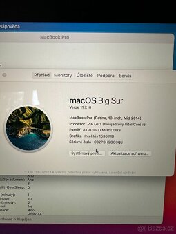 MacBook Pro 13" – i5 / 8 GB RAM / 256 GB SSD / Skvělý stav - 5